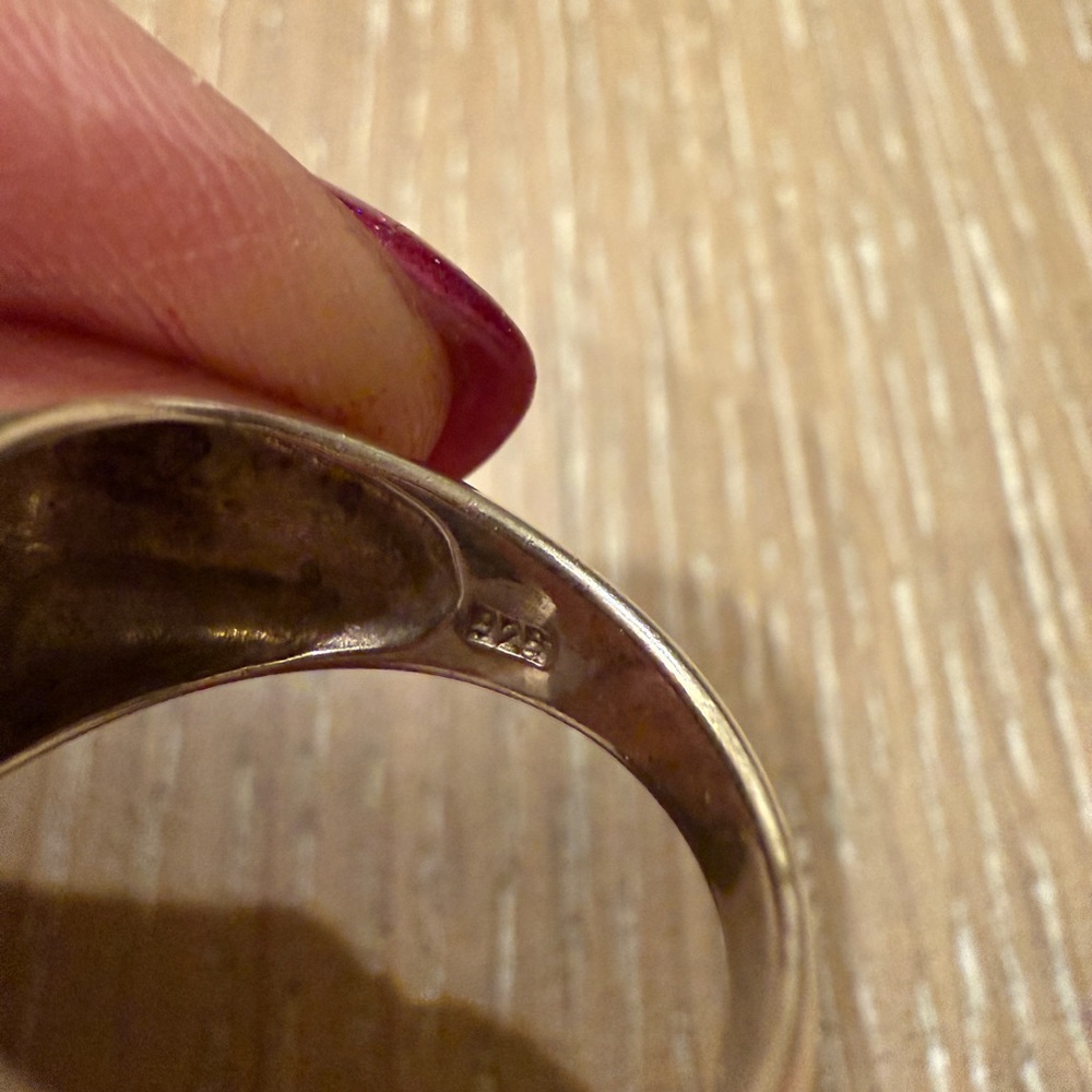 Sterling Silver 925, Solid, Comfortable, Size 5 1… - image 7